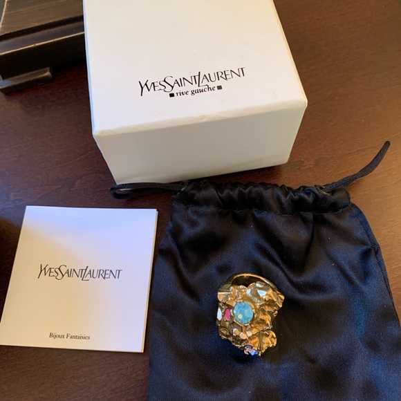 Yves Saint Laurent Jewelry - Yves Saint Laurent Vintage Rhinestones Ring